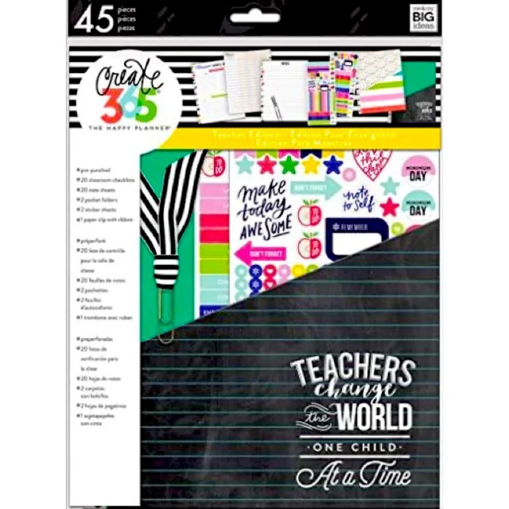 The Happy Planner Teacher Edition Accessory Pack - Big